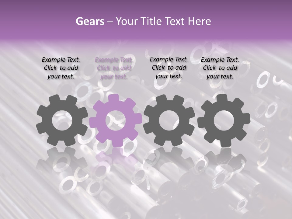 Tubing Artistic Texture PowerPoint Template