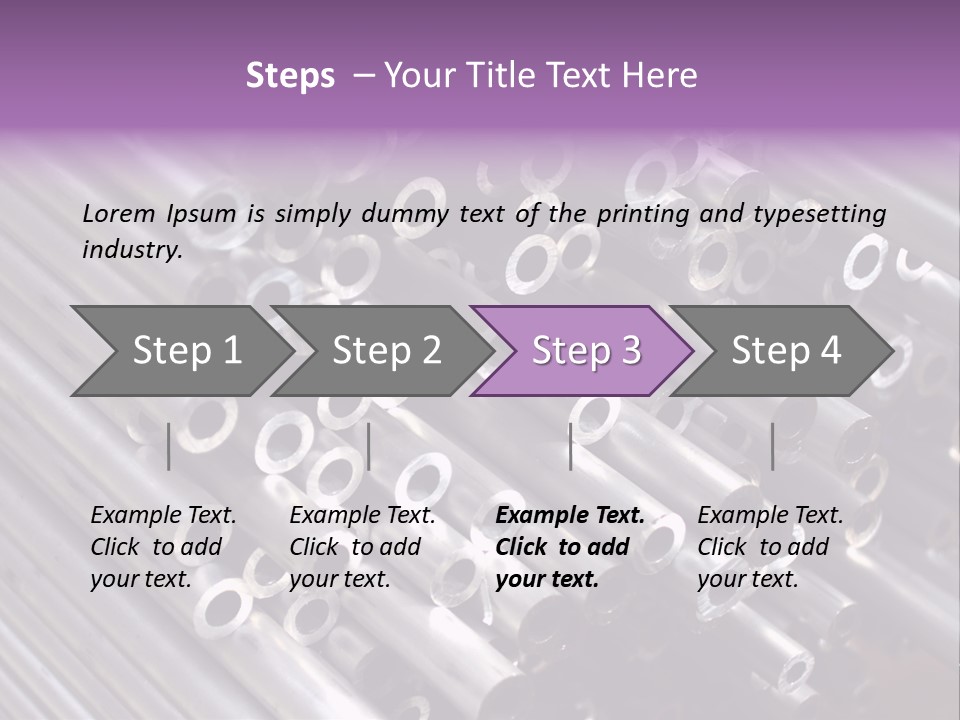 Tubing Artistic Texture PowerPoint Template