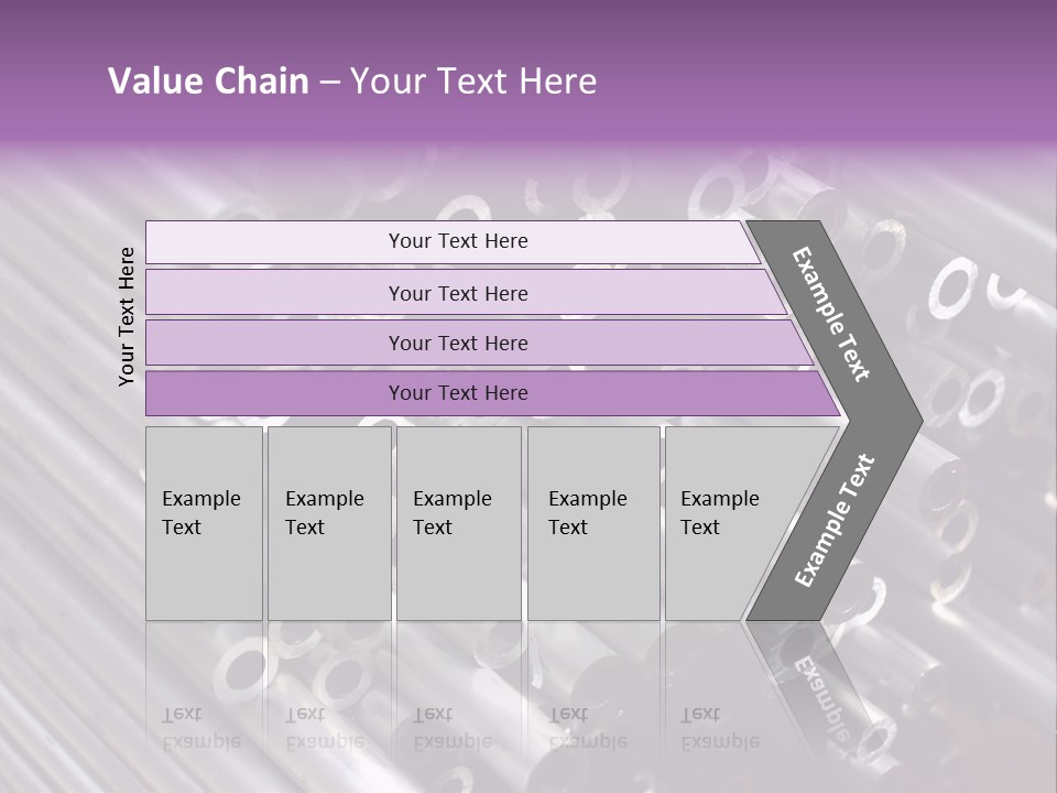 Tubing Artistic Texture PowerPoint Template