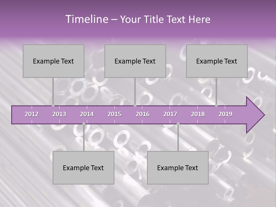 Tubing Artistic Texture PowerPoint Template