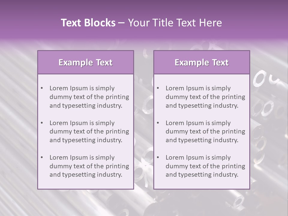 Tubing Artistic Texture PowerPoint Template