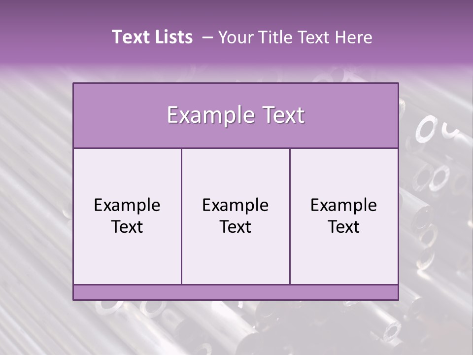 Tubing Artistic Texture PowerPoint Template