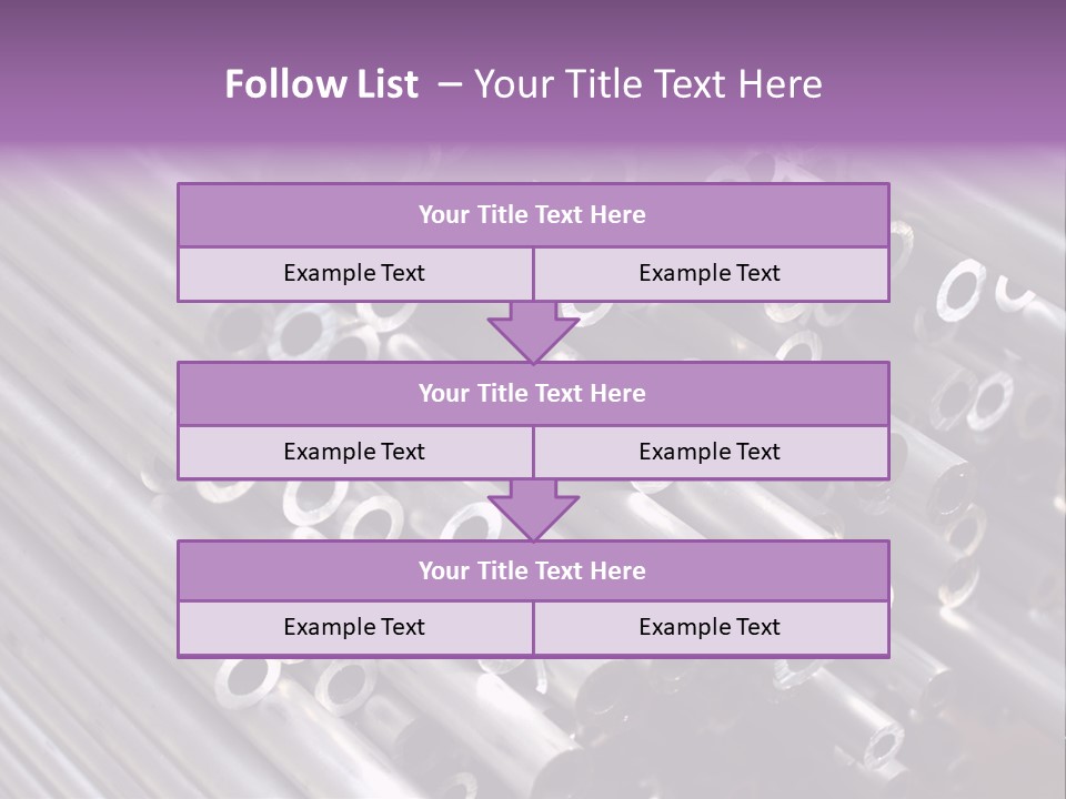 Tubing Artistic Texture PowerPoint Template