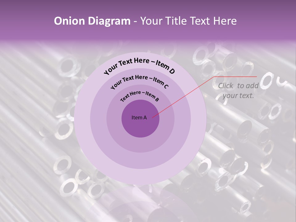 Tubing Artistic Texture PowerPoint Template