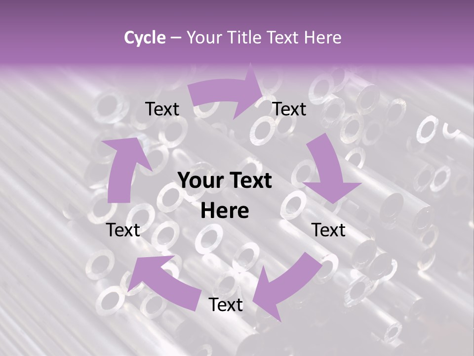 Tubing Artistic Texture PowerPoint Template