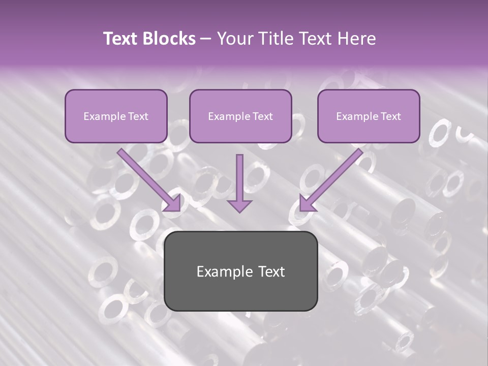 Tubing Artistic Texture PowerPoint Template