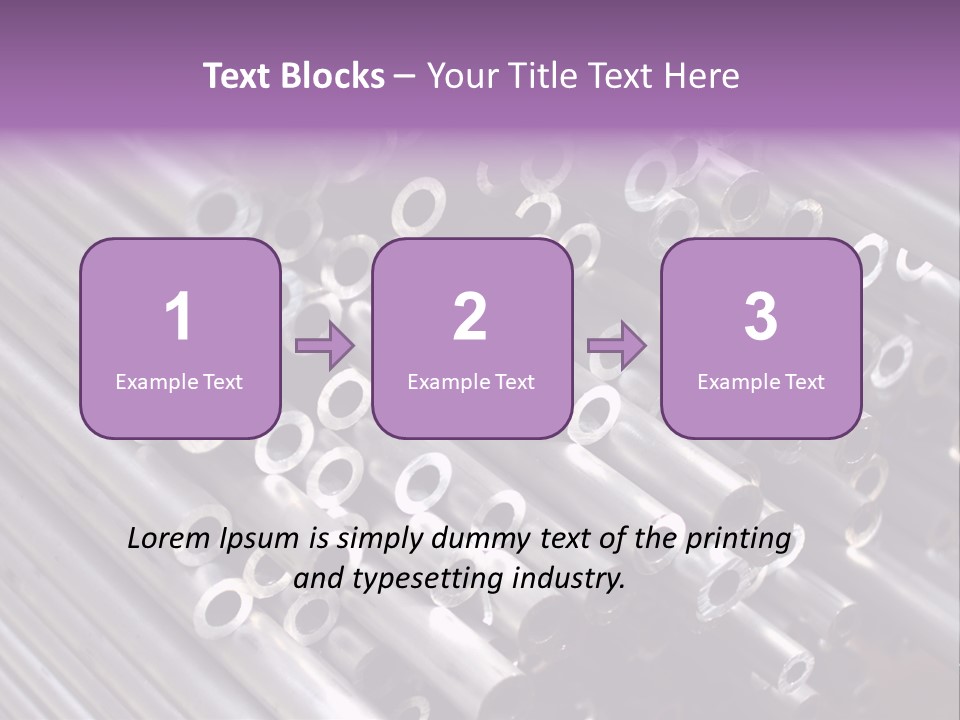 Tubing Artistic Texture PowerPoint Template
