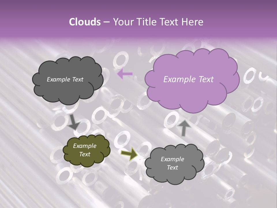 Tubing Artistic Texture PowerPoint Template