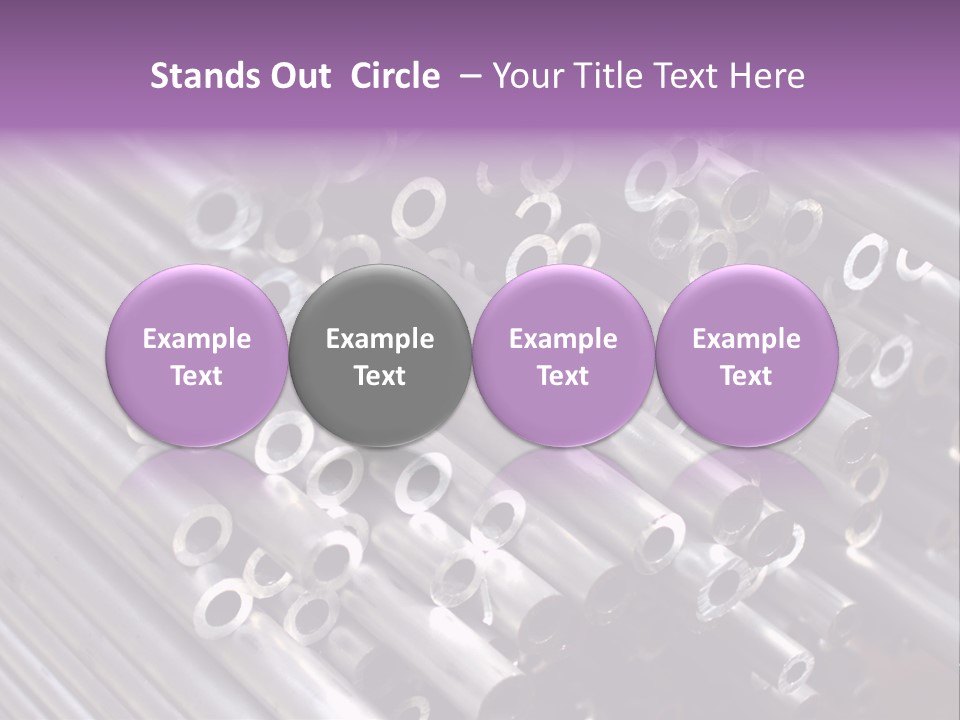 Tubing Artistic Texture PowerPoint Template