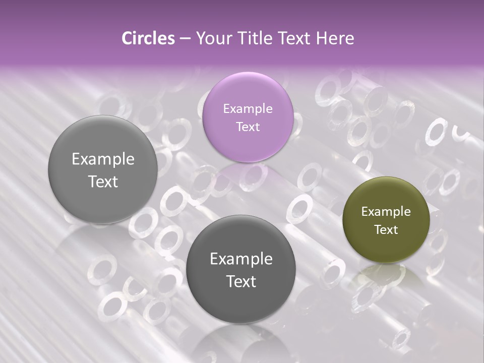 Tubing Artistic Texture PowerPoint Template