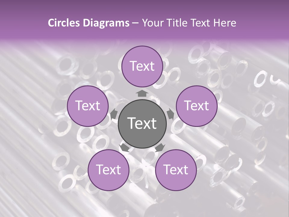 Tubing Artistic Texture PowerPoint Template