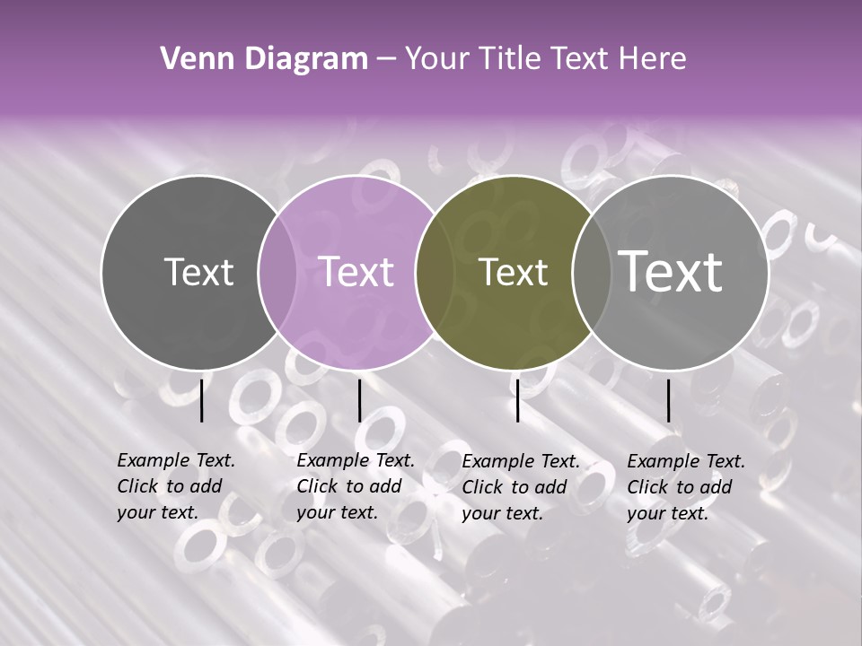Tubing Artistic Texture PowerPoint Template