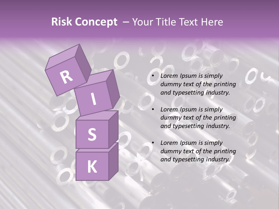 Tubing Artistic Texture PowerPoint Template