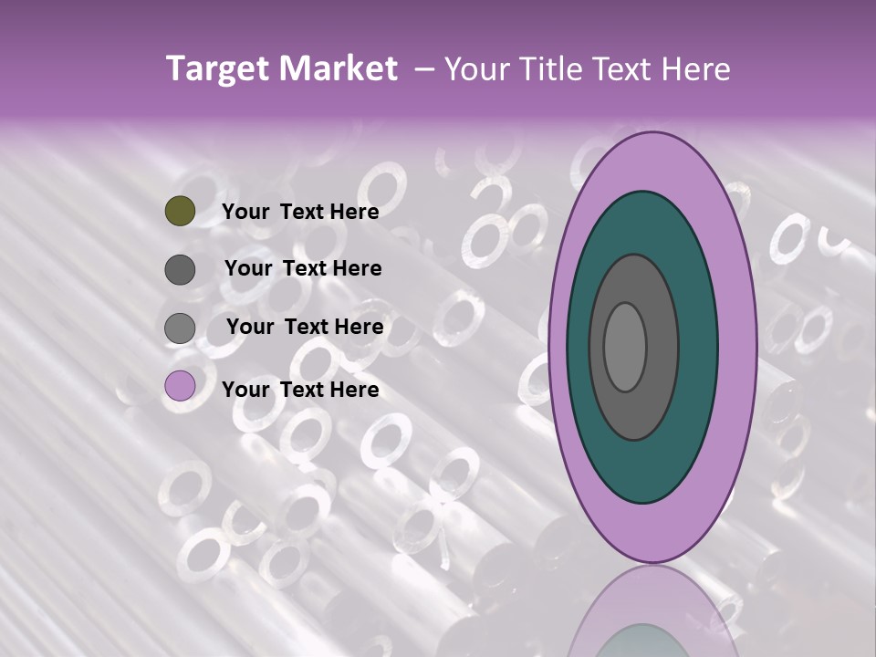 Tubing Artistic Texture PowerPoint Template