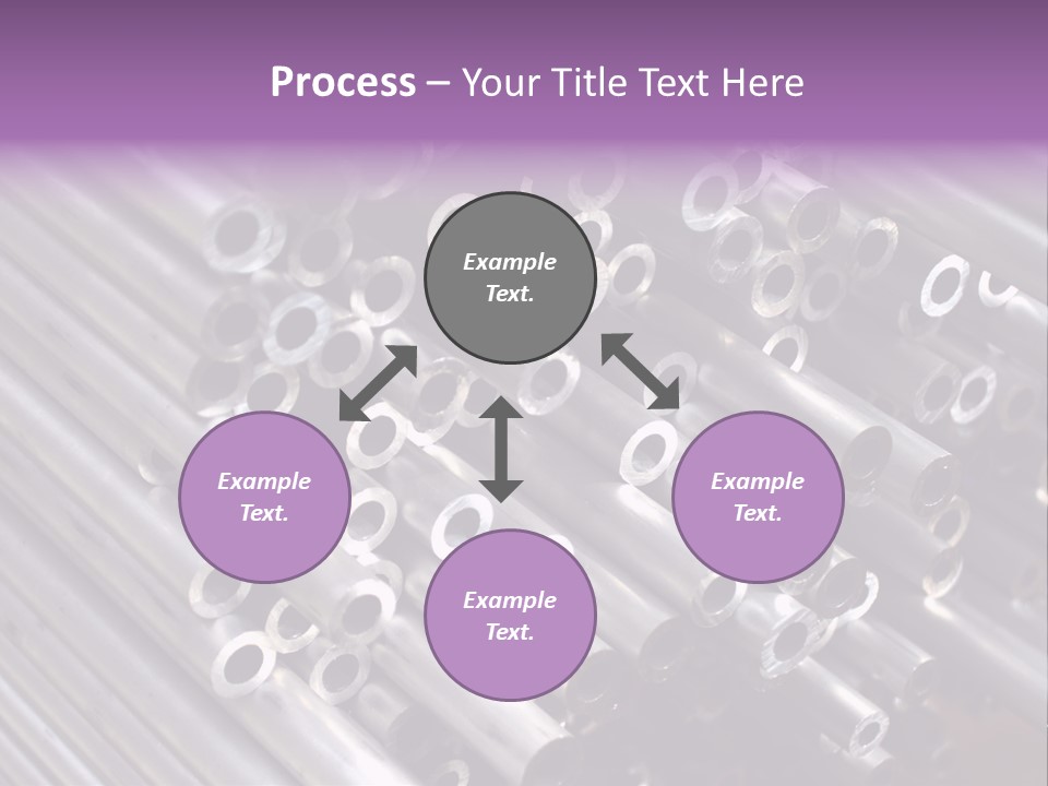 Tubing Artistic Texture PowerPoint Template