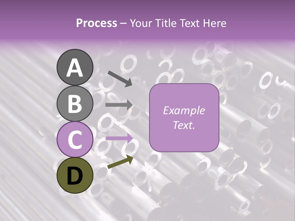 Tubing Artistic Texture PowerPoint Template