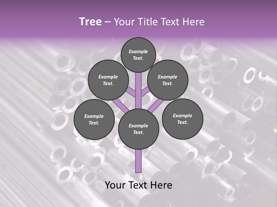 Tubing Artistic Texture PowerPoint Template