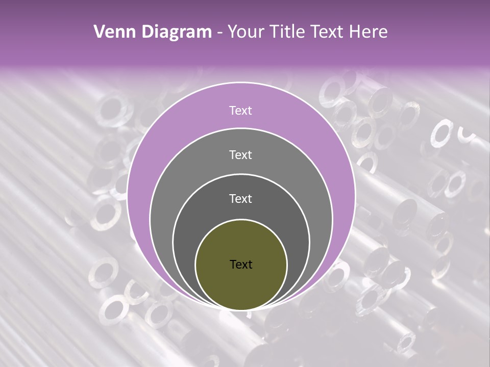 Tubing Artistic Texture PowerPoint Template