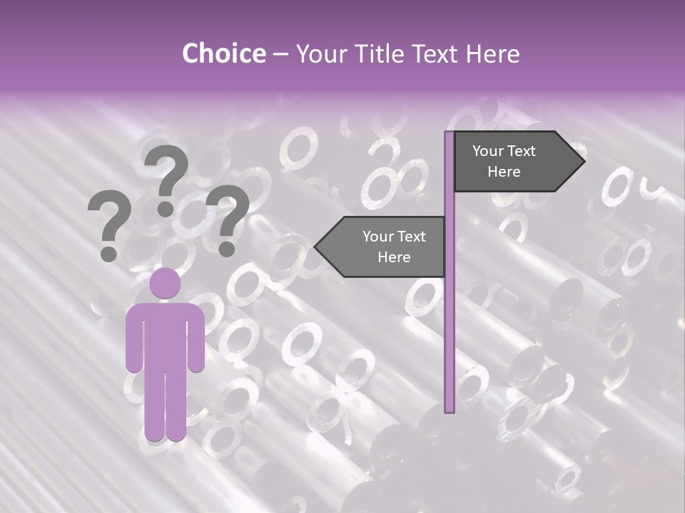 Tubing Artistic Texture PowerPoint Template