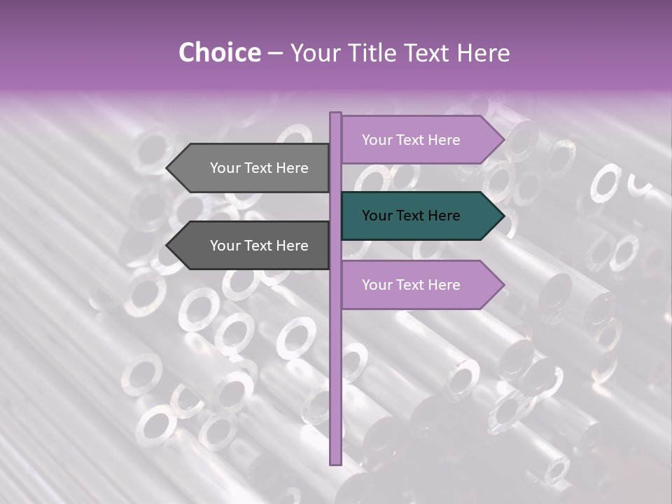 Tubing Artistic Texture PowerPoint Template