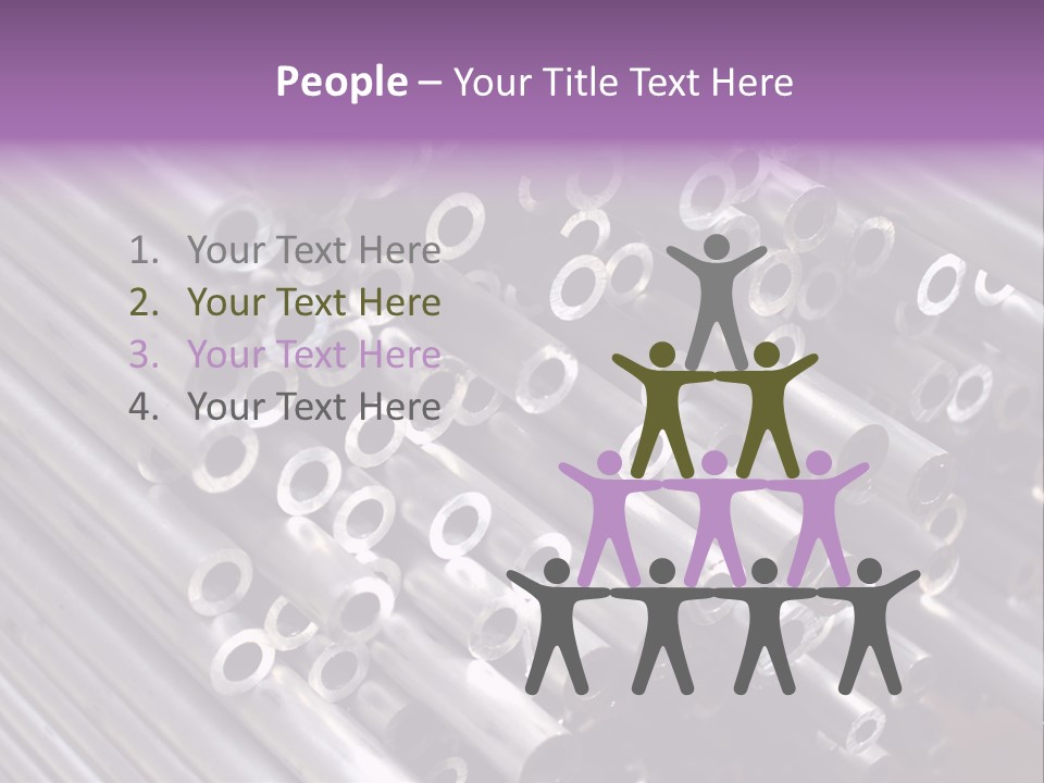 Tubing Artistic Texture PowerPoint Template