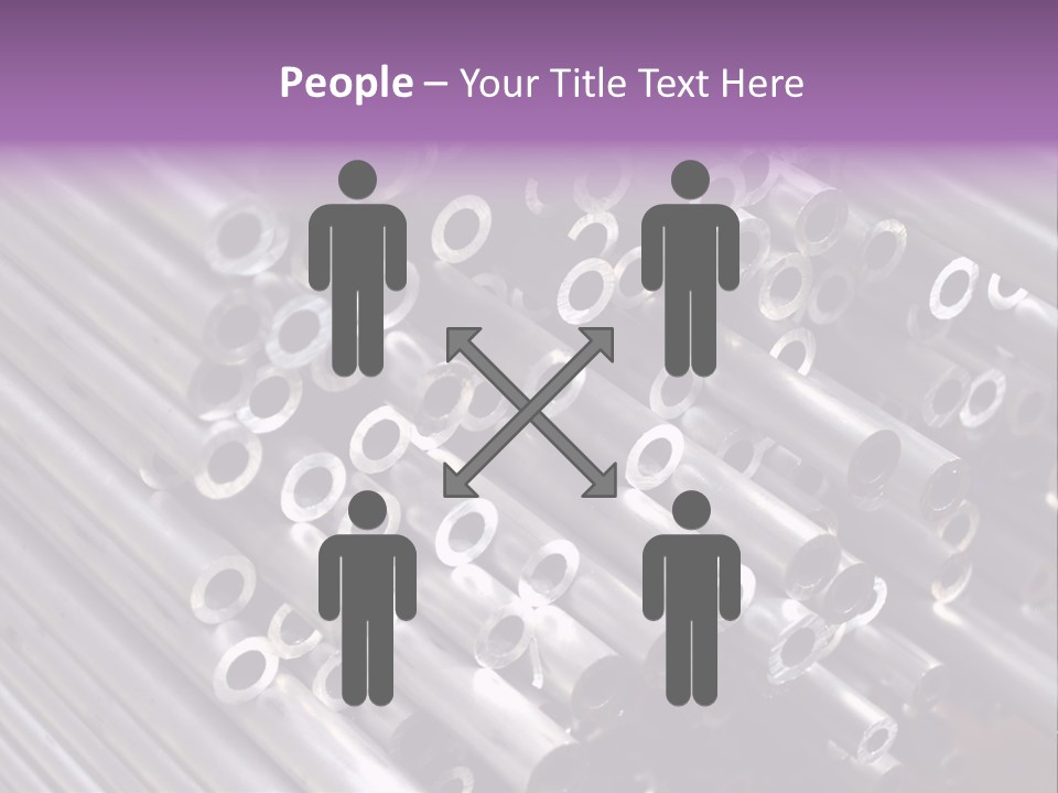 Tubing Artistic Texture PowerPoint Template