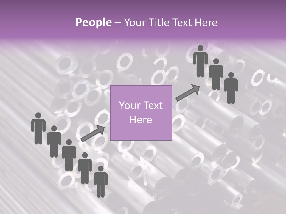 Tubing Artistic Texture PowerPoint Template