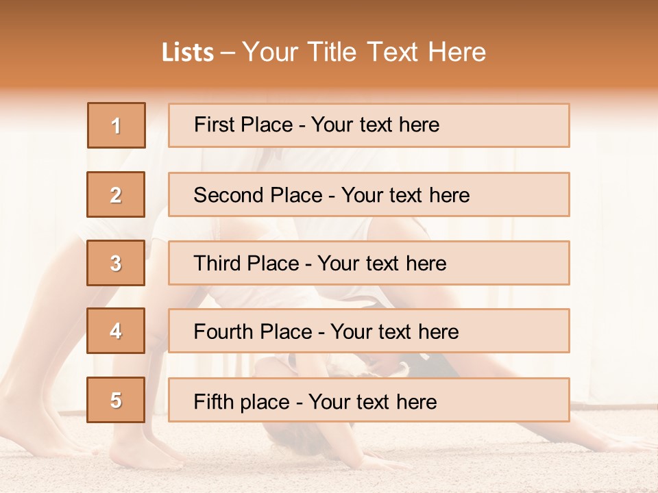 Enjoyment Position Lifestyle PowerPoint Template
