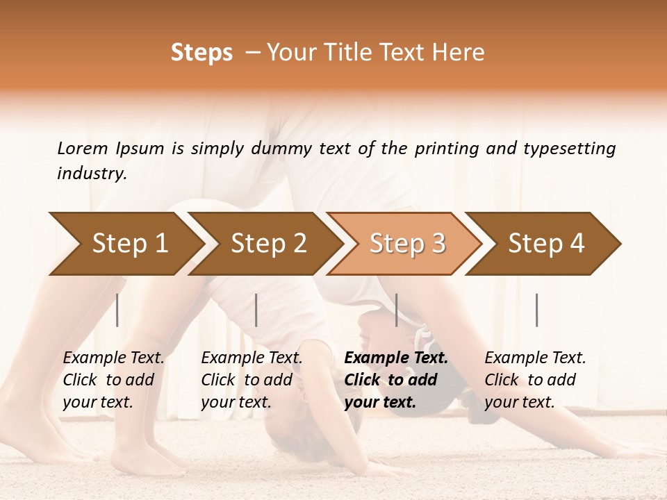 Enjoyment Position Lifestyle PowerPoint Template