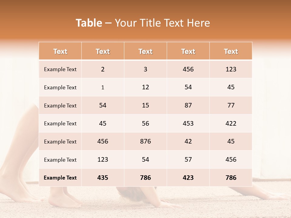 Enjoyment Position Lifestyle PowerPoint Template