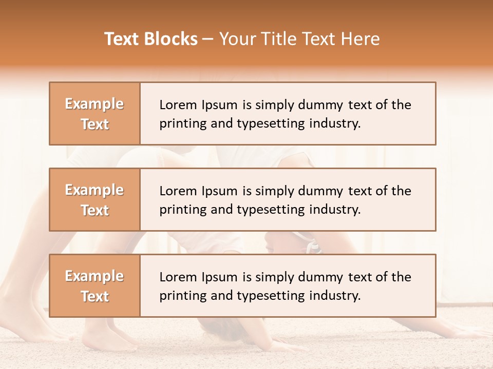 Enjoyment Position Lifestyle PowerPoint Template