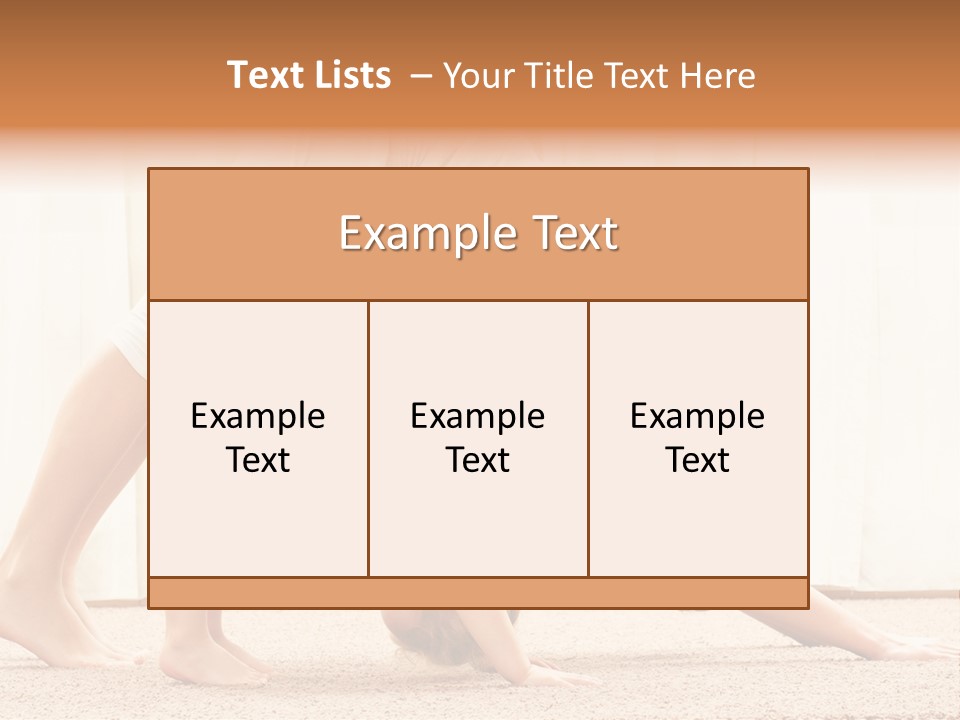 Enjoyment Position Lifestyle PowerPoint Template