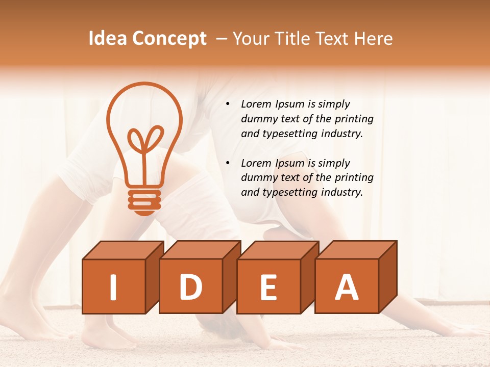 Enjoyment Position Lifestyle PowerPoint Template