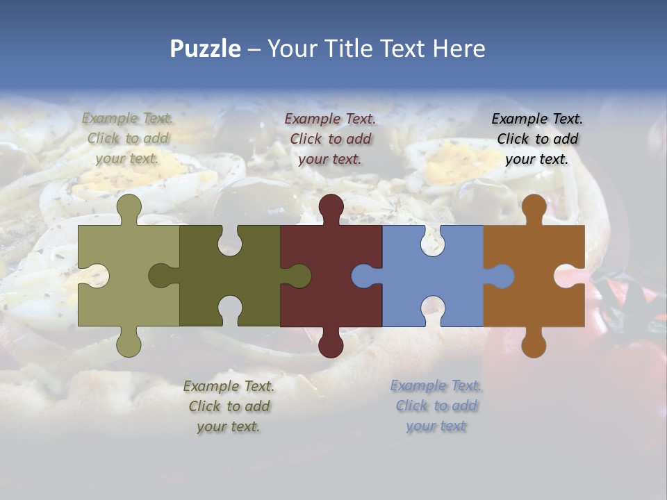 Italian Food Olives Fast Food PowerPoint Template