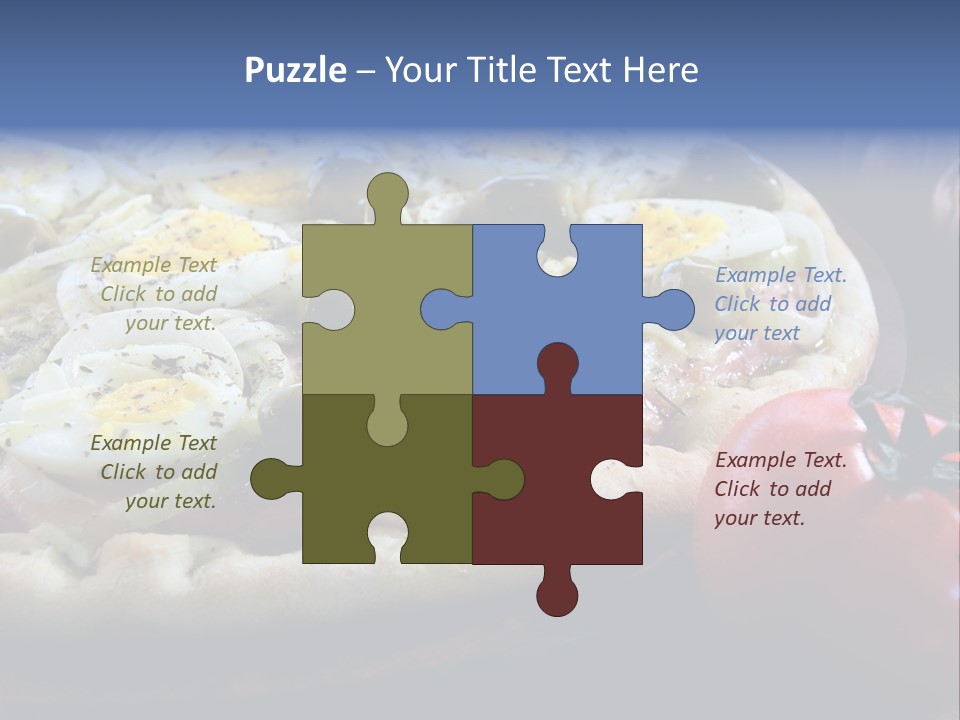 Italian Food Olives Fast Food PowerPoint Template