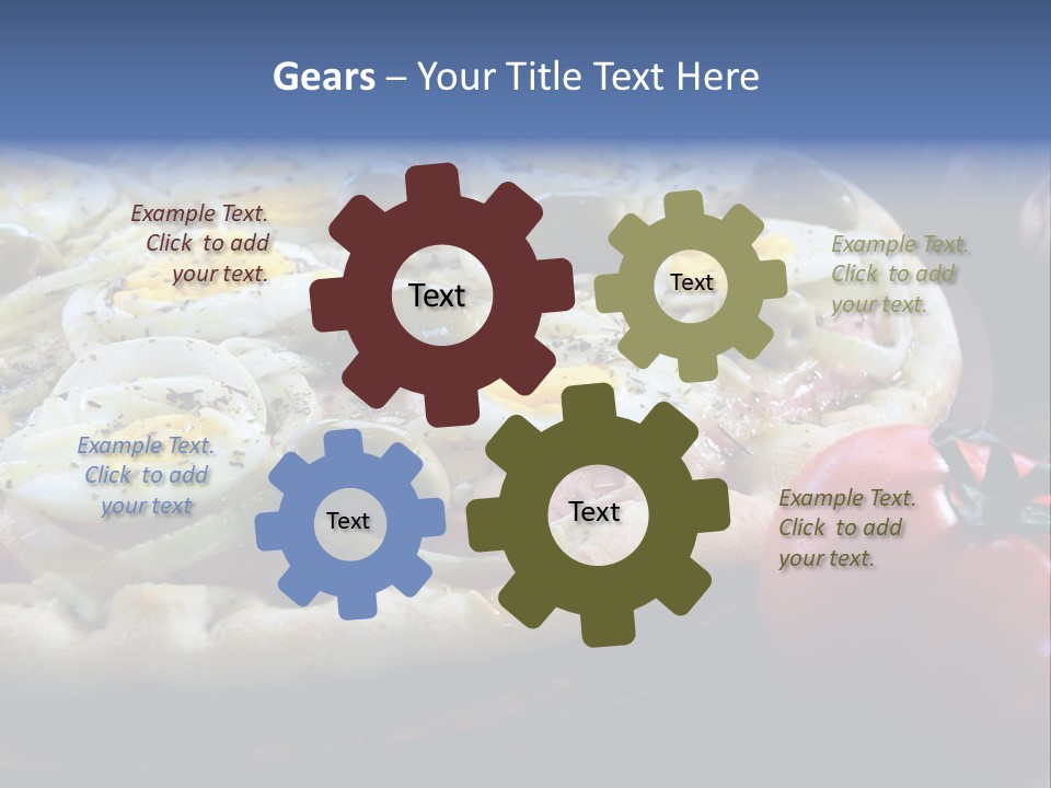 Italian Food Olives Fast Food PowerPoint Template