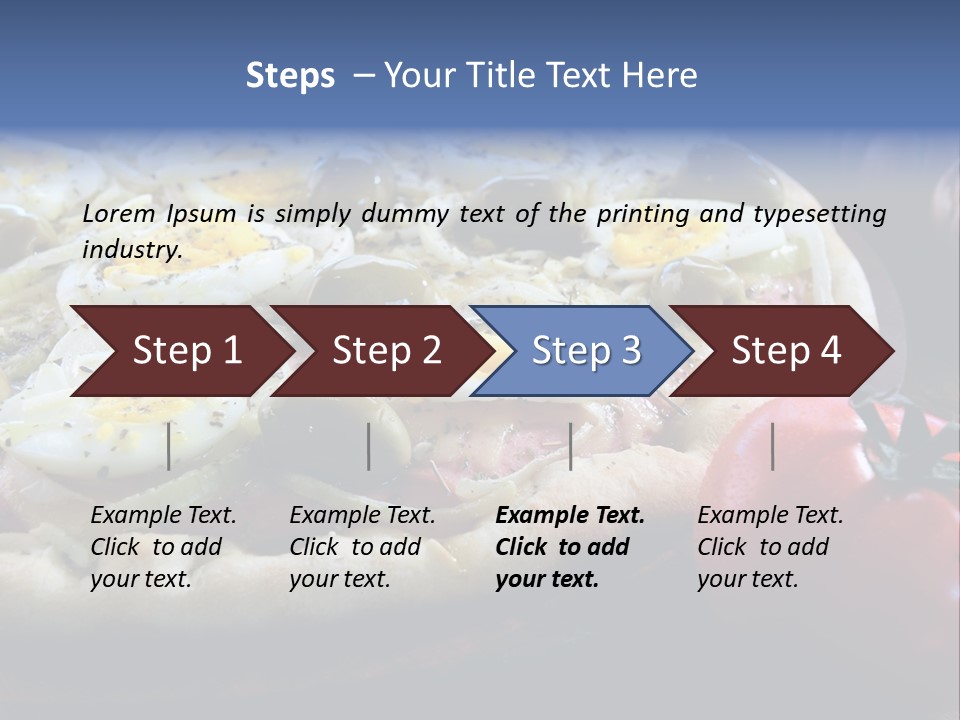 Italian Food Olives Fast Food PowerPoint Template