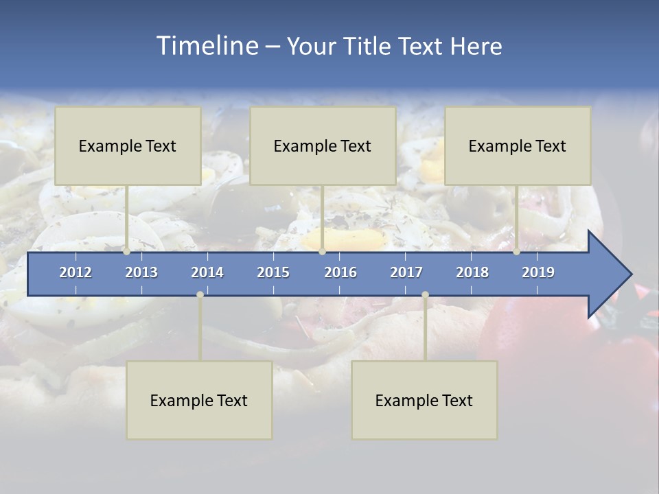 Italian Food Olives Fast Food PowerPoint Template