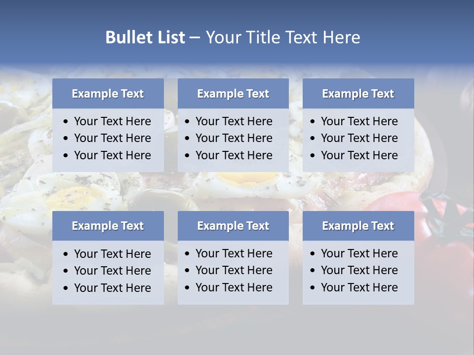 Italian Food Olives Fast Food PowerPoint Template