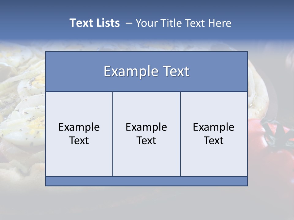 Italian Food Olives Fast Food PowerPoint Template
