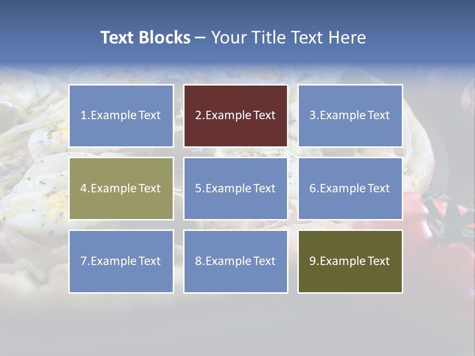 Italian Food Olives Fast Food PowerPoint Template