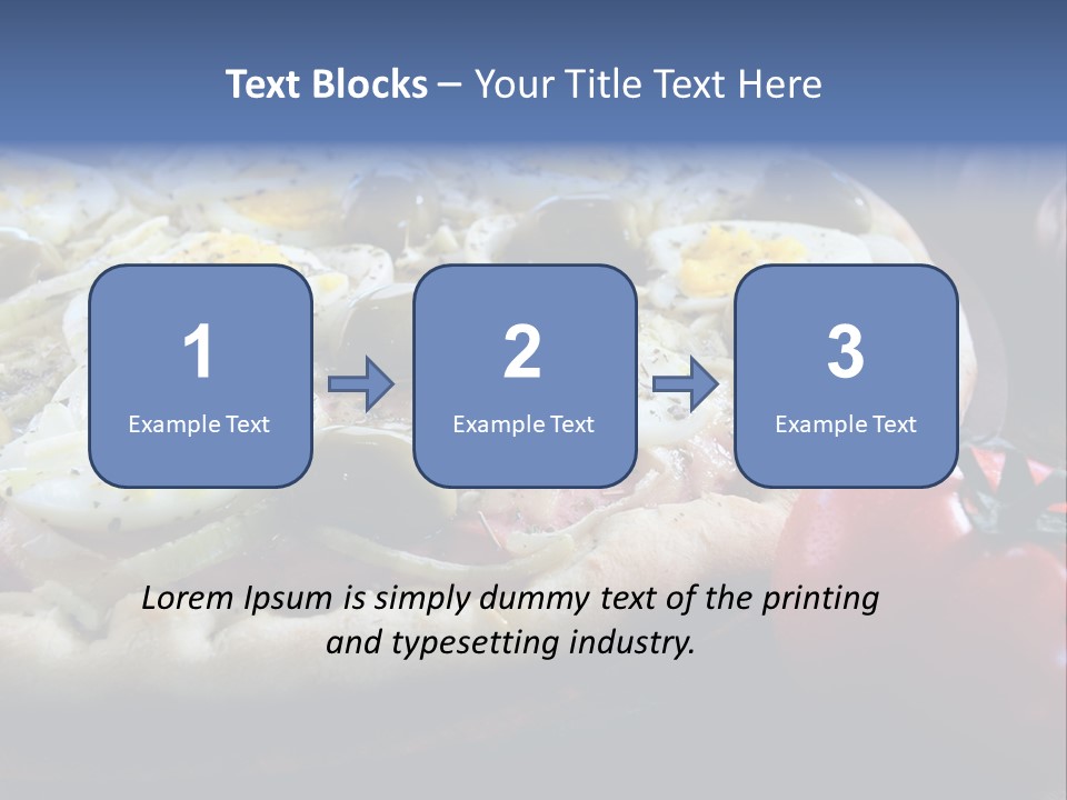 Italian Food Olives Fast Food PowerPoint Template