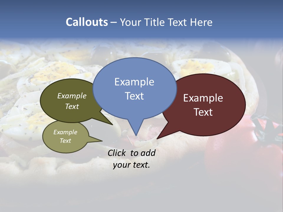 Italian Food Olives Fast Food PowerPoint Template