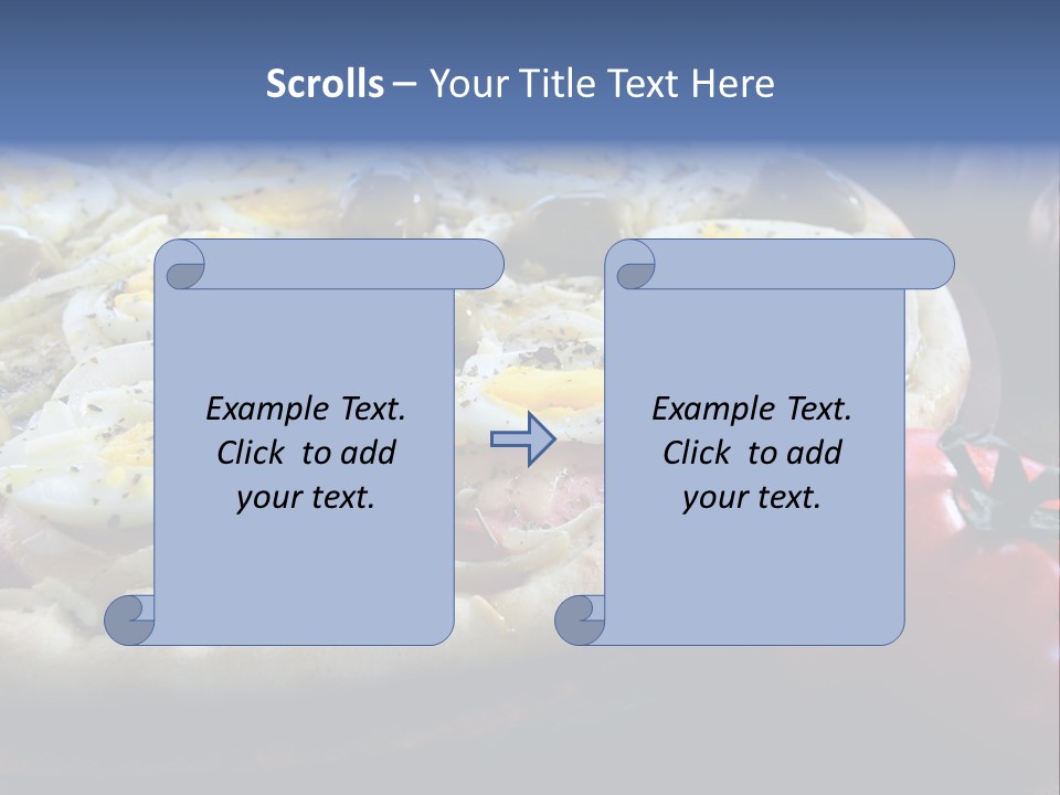 Italian Food Olives Fast Food PowerPoint Template