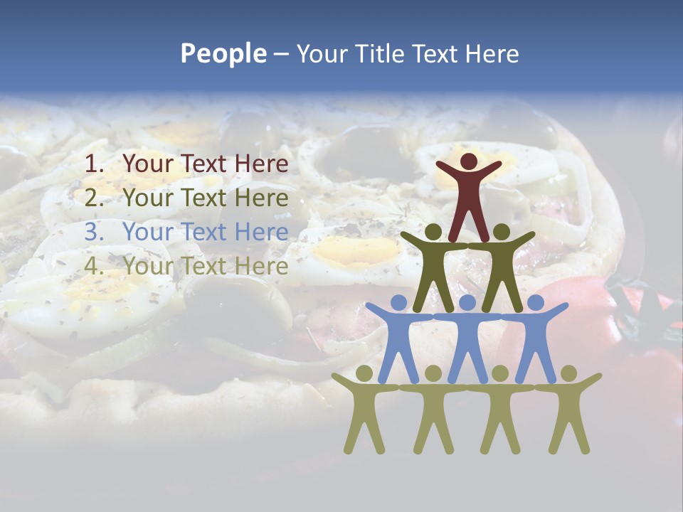 Italian Food Olives Fast Food PowerPoint Template