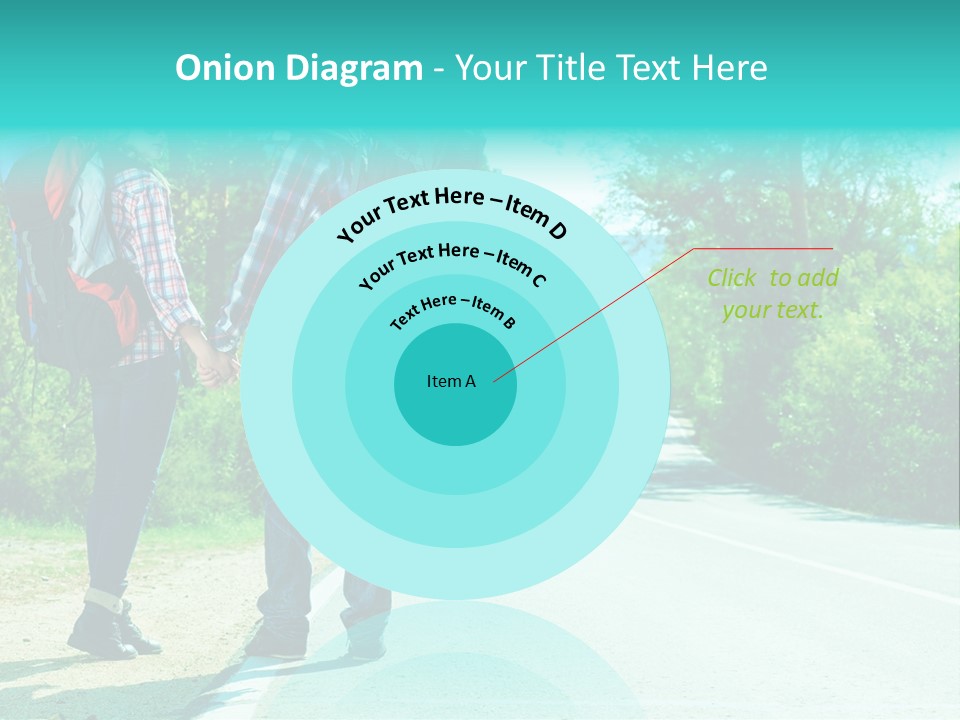 Attractive Bag Highway PowerPoint Template