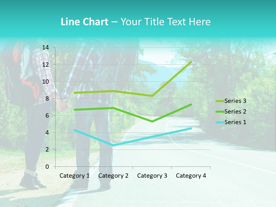 Attractive Bag Highway PowerPoint Template