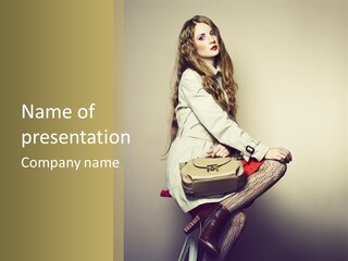 Charming Stylish Glamour PowerPoint Template