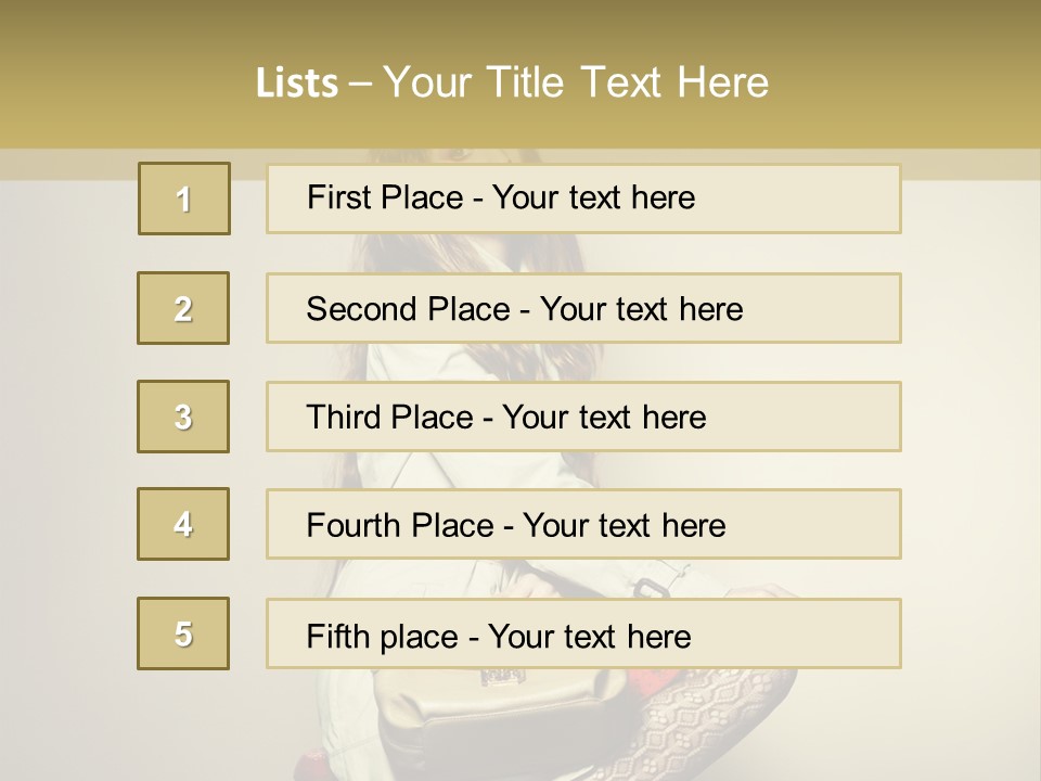 Charming Stylish Glamour PowerPoint Template