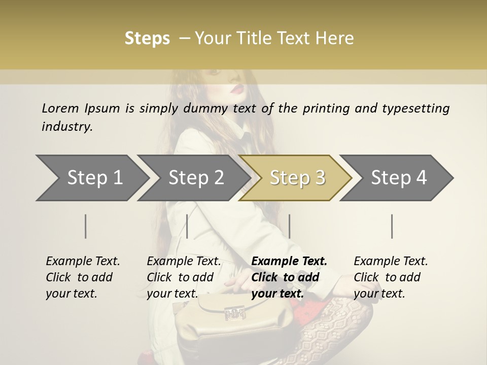 Charming Stylish Glamour PowerPoint Template